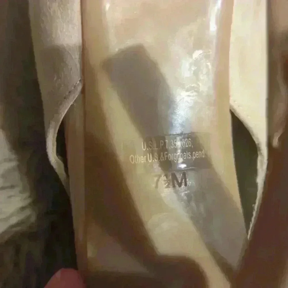 Guess heels, tan, size 7.5